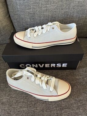 Grey Converse Low Top Sneakers